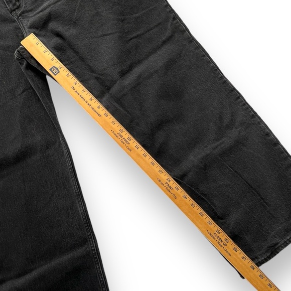 Abercrombie & Fitch Curve Love 90’s Relaxed Jean High Rise 18 Short Black - Picture 10 of 10